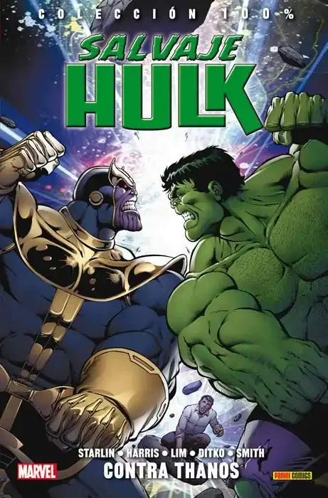 100 Marvel Salvaje Hulk Contra Thanos - Cómic de Acción y Superhéroes