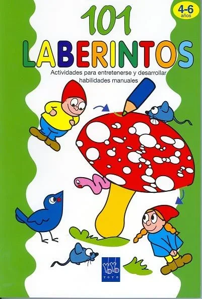 101 Laberintos - Libro de Pasatiempos y Juegos Mentales para Niños
