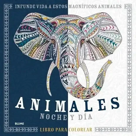 Animales: Noche y Día - Libro Ilustrado Educativo para Niños