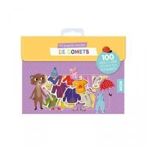 Auzou Mi Pequeño Estuche de Gomets para Vestir Personajes - Juguetes Educativos