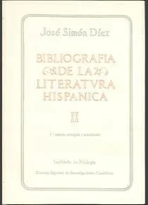 Bibliografía de la Literatura Hispánica Tomo II: Edad Media Vol. 1 - Referencia Académica