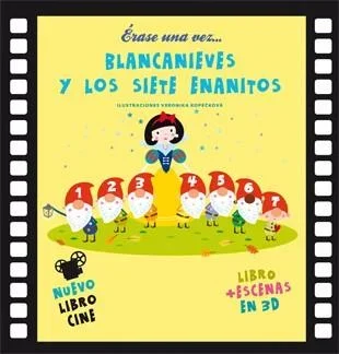 Blancanieves y los Siete Enanitos – Libro Cine, Cuento Clásico Ilustrado para Niños