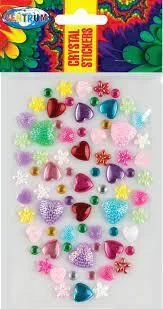 Blister Stickers Cristal Surtidos 80628, Pegatinas Decorativas