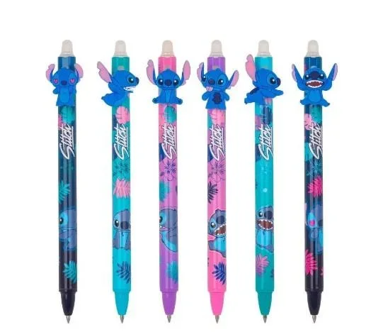 Bolígrafo Borrable Stitch, Modelos Surtidos - Papelería escolar Disney