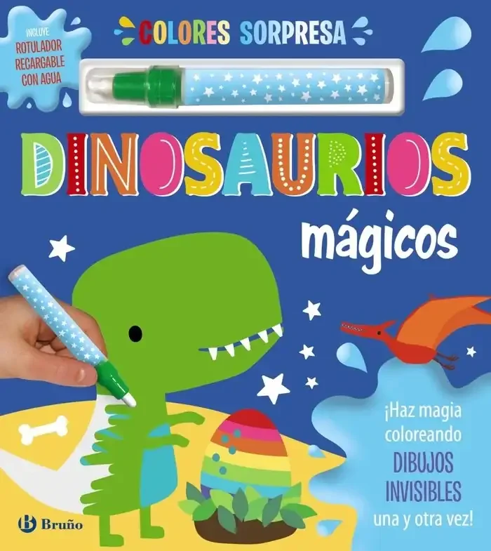 Colores Sorpresa Dinosaurios Mágicos - Set de Pintura Creativa Infantil