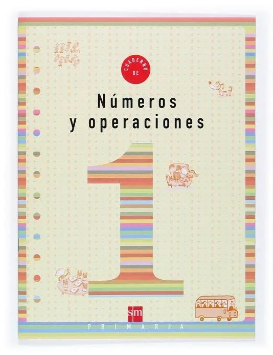 Cuaderno SM Números 1 (1EP) - Material Escolar Matemáticas Primaria