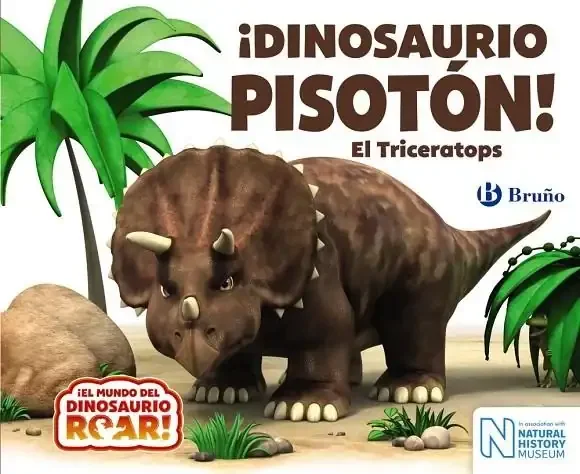 ¡Dinosaurio Pisotón! El Triceratops - Libro ilustrado infantil sobre dinosaurios