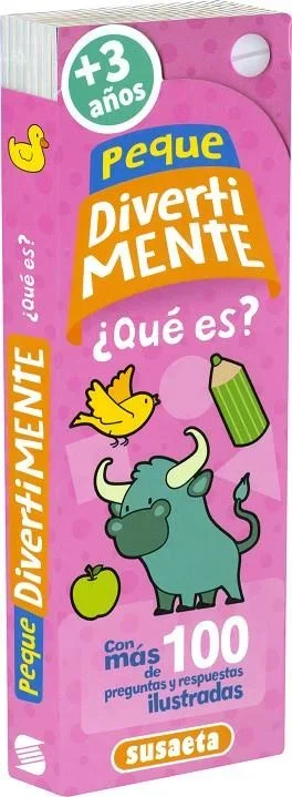 Divertimente ¿Qué es? +3 años - Juego educativo de memoria y asociación para preescolar