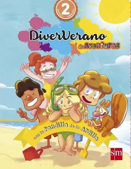 Diververano. 2 Primaria. Un verano con la pandilla de la ardilla - Cuaderno de repaso escolar