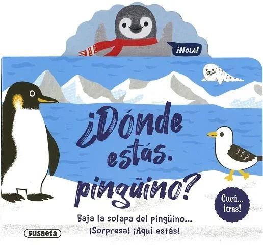 ¿Dónde Estás, Pingüino? - Libro Infantil Interactivo de Búsqueda