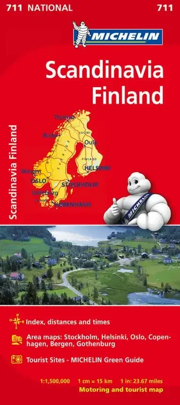 Mapa National Escandinavia Finlandia - Guía Turística y Cartografía Detallada