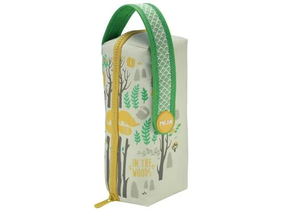 Milan Handly Plumier Multipencilcase In the Woods Verde - Estuche Escolar