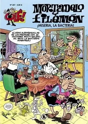 ¡Miseria, la Bacteria! (Olé! Mortadelo 207) - Cómic Humorístico Mortadelo y Filemón