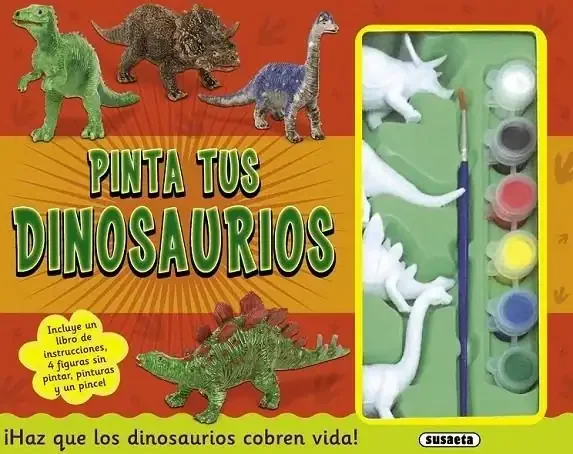 Pinta tus dinosaurios - Libro de Colorear Infantil Prehistórico