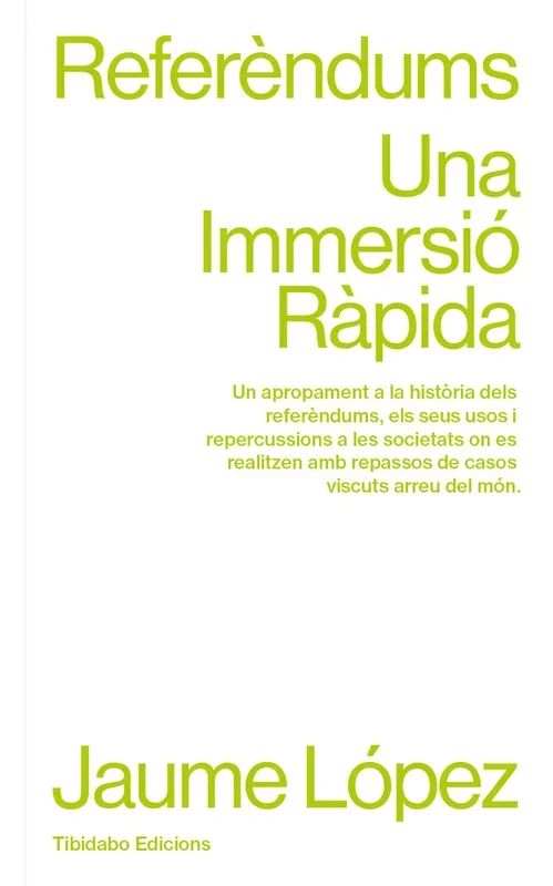 Referendums - Análisis político, derecho constitucional y procesos electorales
