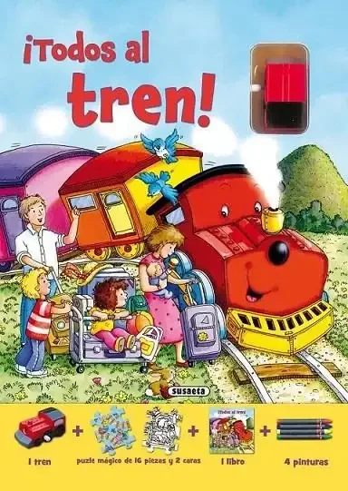 ¡Todos al Tren! - Libro Infantil Ilustrado sobre Transporte