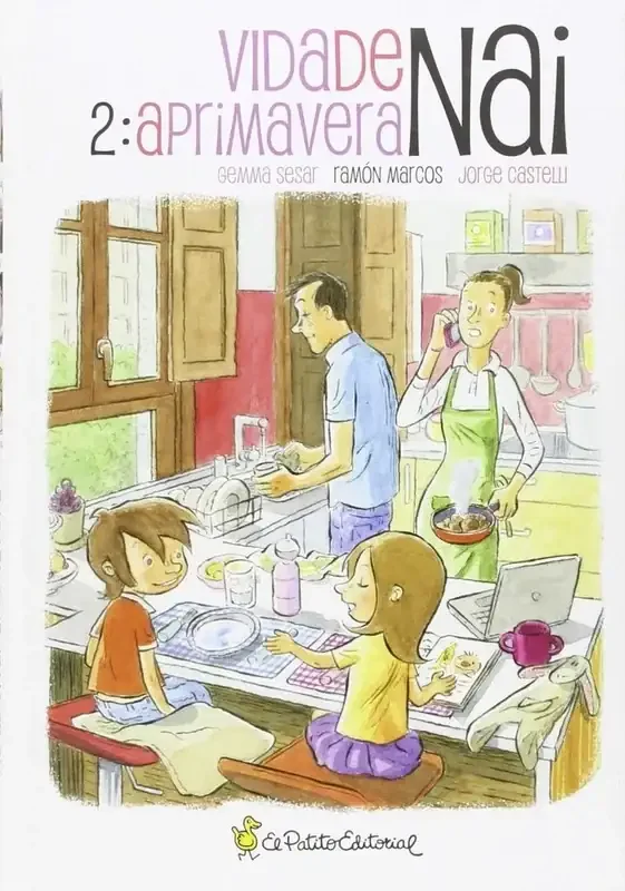 Vida de Nai. A primavera - Álbum ilustrado infantil sobre la naturaleza