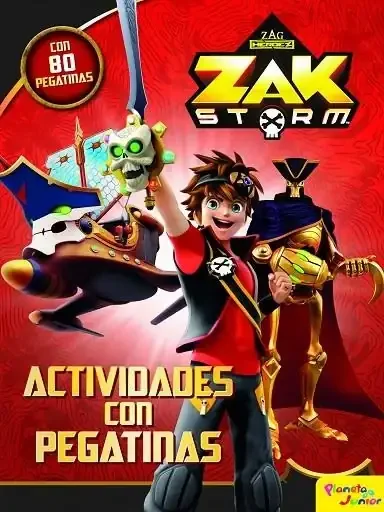 Zak Storm - Libro de Actividades con Pegatinas para Niños